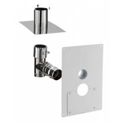 Kit D'adaptation Du Conduit PGI En Départ Du Sol Sur Un Tubage Flexible KRFLR PAH100PGI