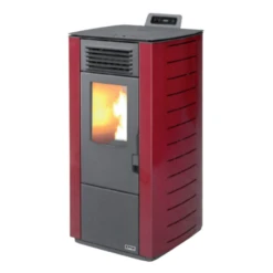 Pack Poêle à Granulés Canalisable Nonza + Kit D'installation Sortie Arrière 10 Pack Poêle à Granulés Canalisable Nonza + Kit D'installation Sortie Arrière -Chauffage Magasin pack poele a granules canalisable nonza kit d installation sortie arriere poele a granule nonza etna rouge 1