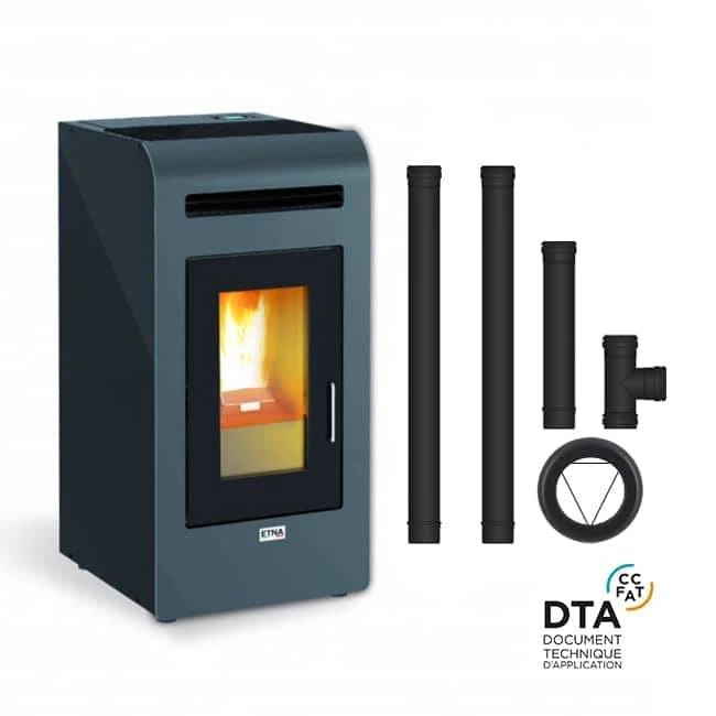 Pack Poêle à Granulés Cayenne + Kit D'installation Sortie Arrière 2 Pack Poêle à Granulés Cayenne + Kit D'installation Sortie Arrière