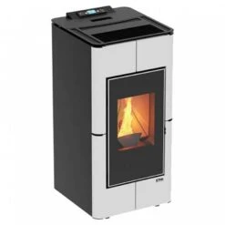Pack Poêle à Granulés Silencieux étanche Tendenza + Kit D'installation Ventouse -Chauffage Magasin pack poele a granules silencieux etanche tendenza kit d installation ventouse tendenza blanc 1 3