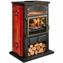 Poêle à Bois Chamonix XXL Décor Céramique -Chauffage Magasin poele a bois chamonix xxl decor ceramique 350104k 4