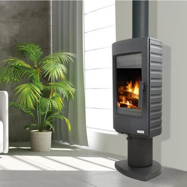 Poêle à Bois Equirre Pied Tournant 3 Poêle à Bois Equirre Pied Tournant