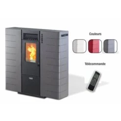 Poêle à Granulés Canalisable Extra Plat Ricanto -Chauffage Magasin poele a granules canalisable extra plat ricanto poele ricanto10kw