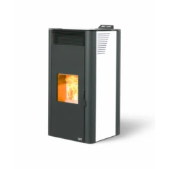 Poêle à Granulés Hydro Sagone 9 Poêle à Granulés Hydro Sagone -Chauffage Magasin poele a granules hydro sagone sagone santana blanc 1