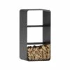 Range Bûche 3 étages -Chauffage Magasin range buche 3 etages rangement3box